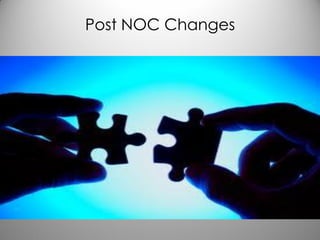 Post NOC Changes
 