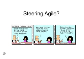 Steering Agile?
 