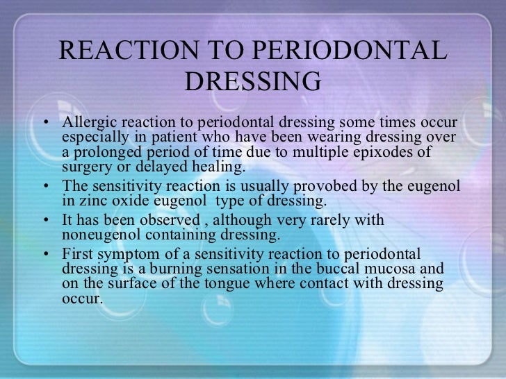periodontal dressing