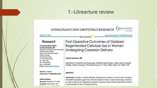 1:-Litrearture review
 