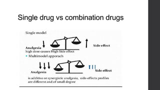 Single drug vs combination drugs
 