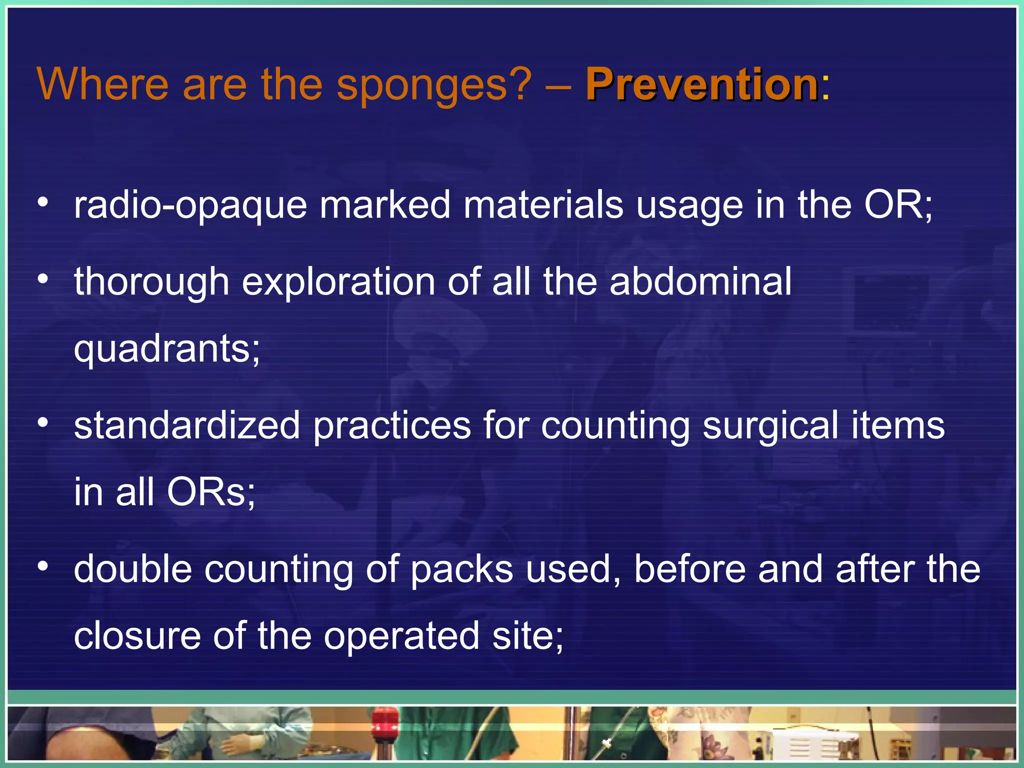 Postoperative retained foreign bodies | PDF | Digestive Disorders ...