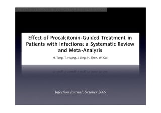 Aspectos clínicos del postoperatorio quirúrgico




                    Infection Journal, October 2009
 