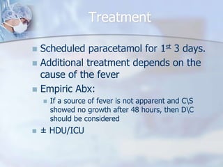 Post operative fever | PPTX