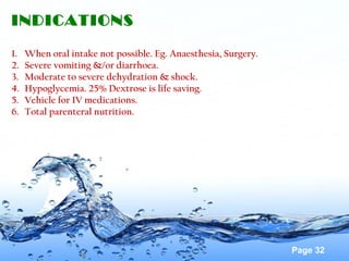 Poor Po Intake Post op fluid ppt. | PPT