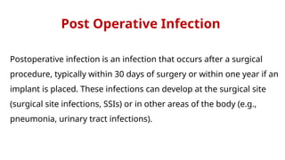 Post Op Infection Rash Comprehensive Overview of Post Operative Infection: Causes, Symptoms ...