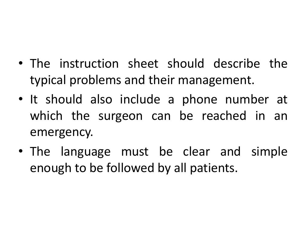 Post Op Management Of Oral And Maxillofacial Surgical Patients