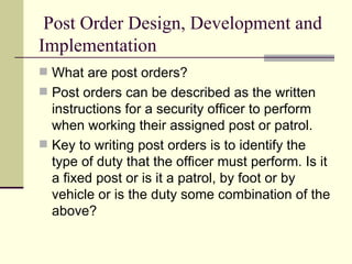 Post Order Design And Development | PPT