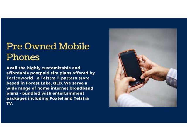 Pre Owned Mobile Phones | PPTX