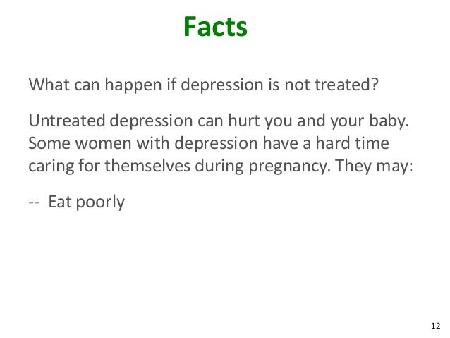 what if depression is left untreated