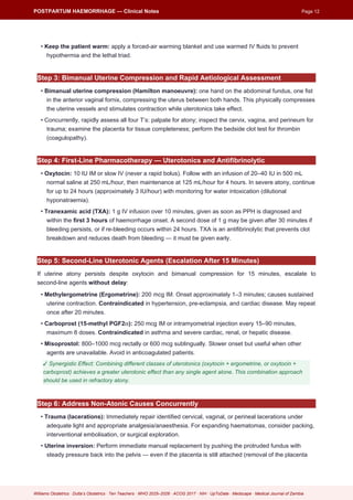 Postpartum Progress Notes.pdf Comprehensive Clinical Notes on Postpartum Haemorrhage Management and ...