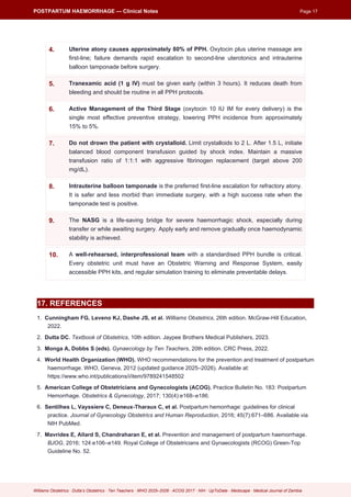 Pph Rcog Guidelines.pdf Comprehensive Clinical Notes on Postpartum Haemorrhage Management and ...