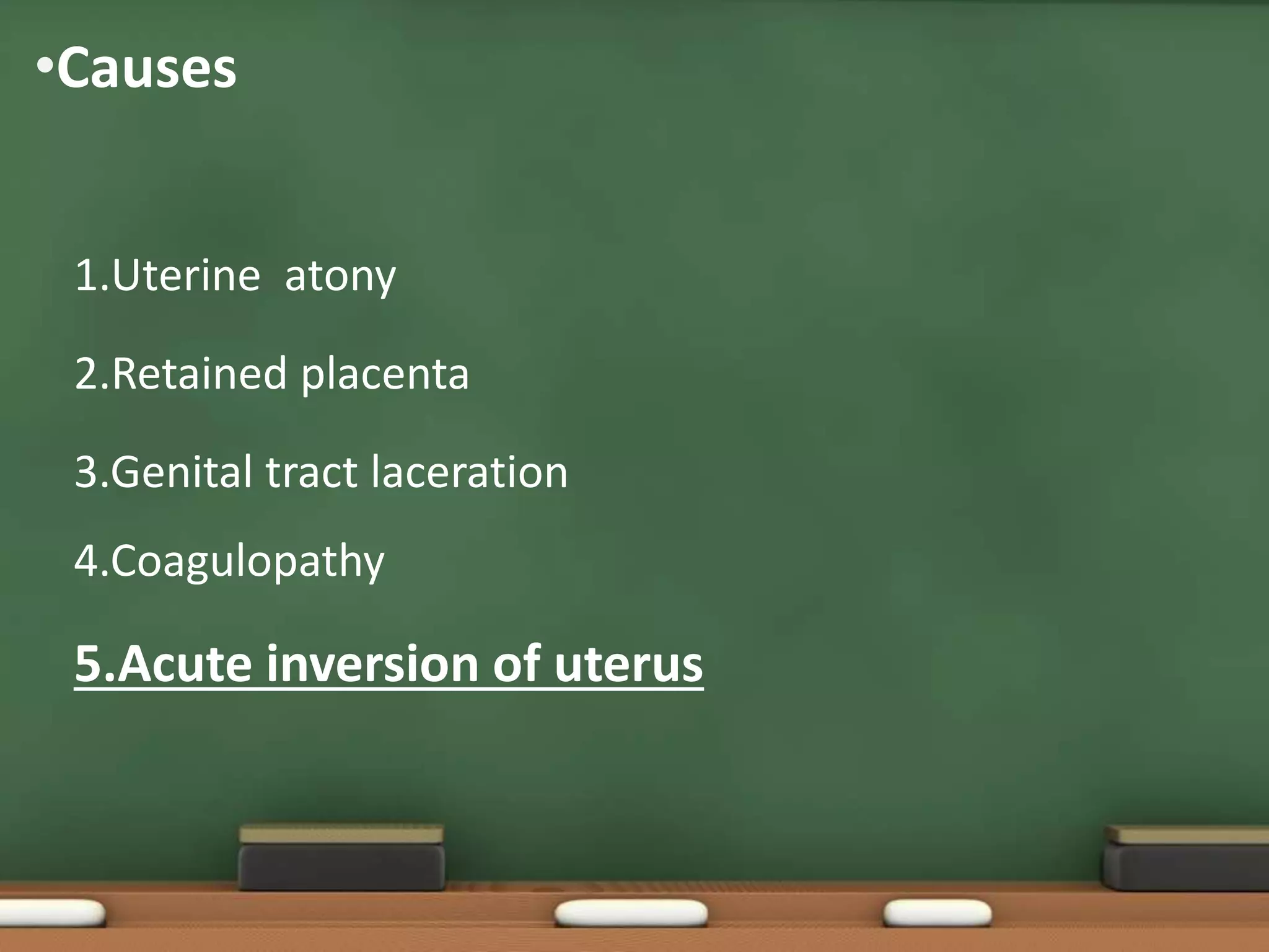 Postpartum Haemorrhage Pph Pptx