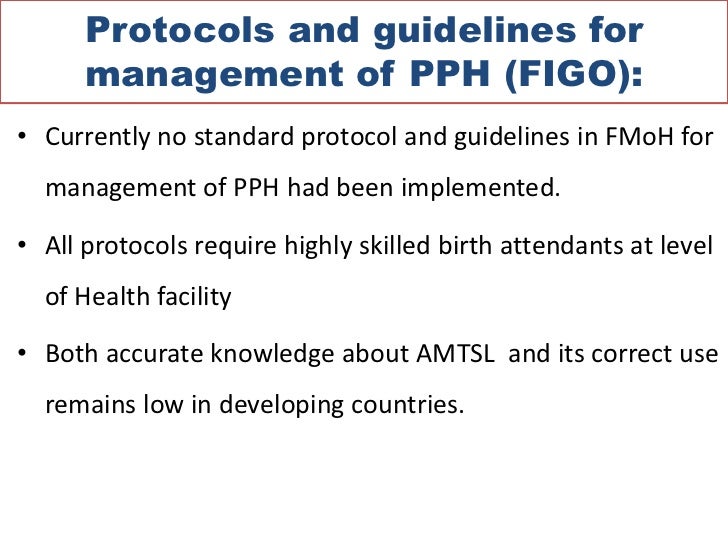 Postpartum hemorrhage