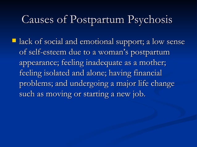 Postpartum Psychosis PPT postpartum-psychosis-ppt