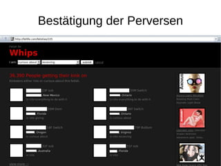 Bestätigung der Perversen
 