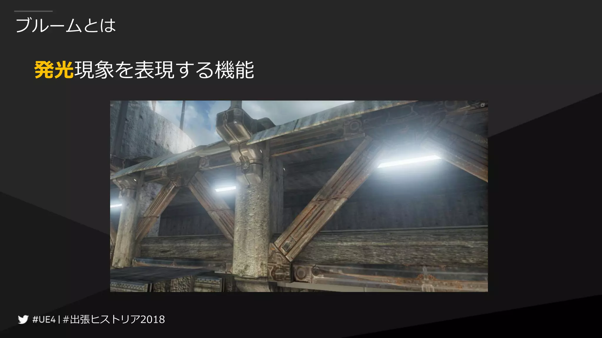 #出張ヒストリア2018#出張ヒストリア2018
ブルームとは
発光現象を表現する機能
 