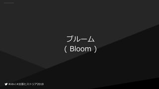 #出張ヒストリア2018#出張ヒストリア2018
ブルーム
( Bloom )
 