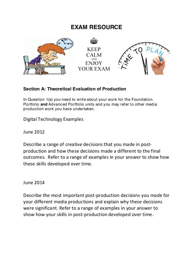 post production example booklet