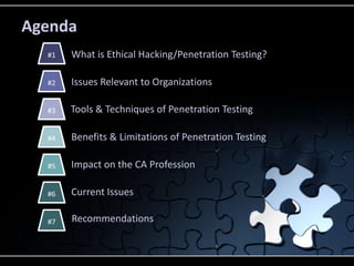 Ethical Hacking & Penetration Testing | PPTX