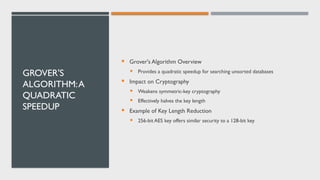 Post Quantum Encryption Presentation by srm.pptx