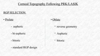 Post-Refractive Surgery Contact Lens Fitting Challenges and Solutions ...