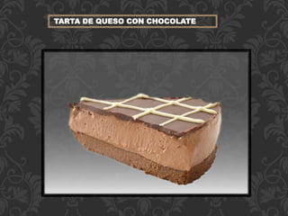 TARTA DE QUESO CON CHOCOLATE
 