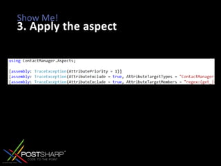 Show Me!3. Apply the aspect