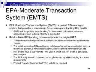 Epa Rin Fraud EPA RFS2 | PPT