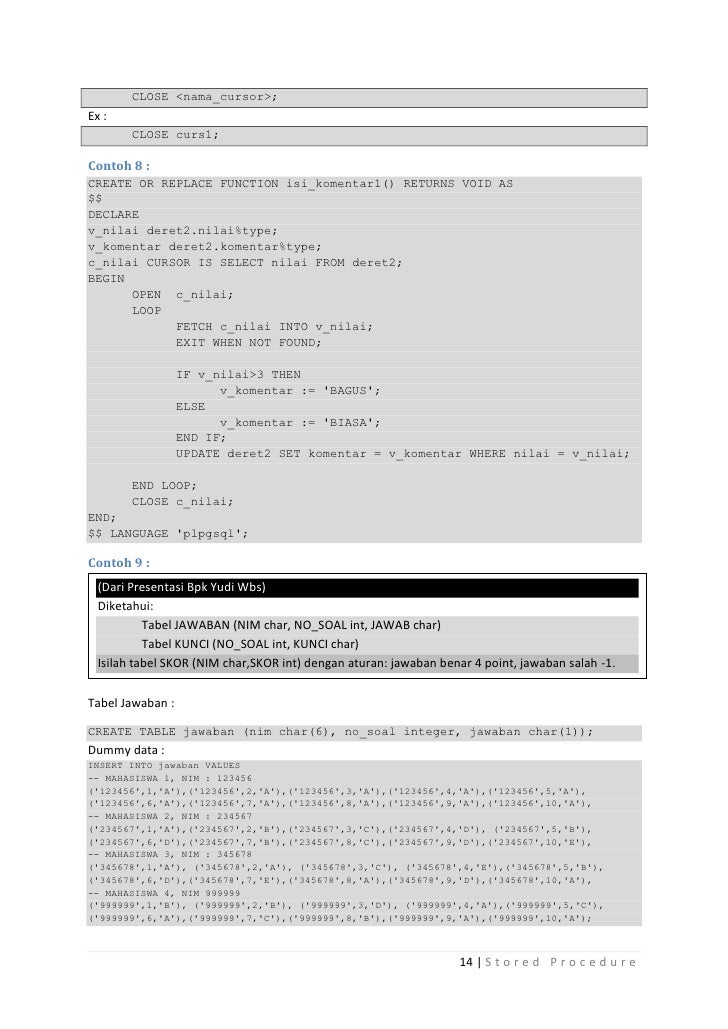 PostgreSQL Stored-procedure PostgreSQL Stored-procedure