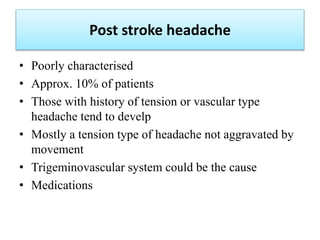 Post Stroke Pain - Dr Venugopal Kochiyil
