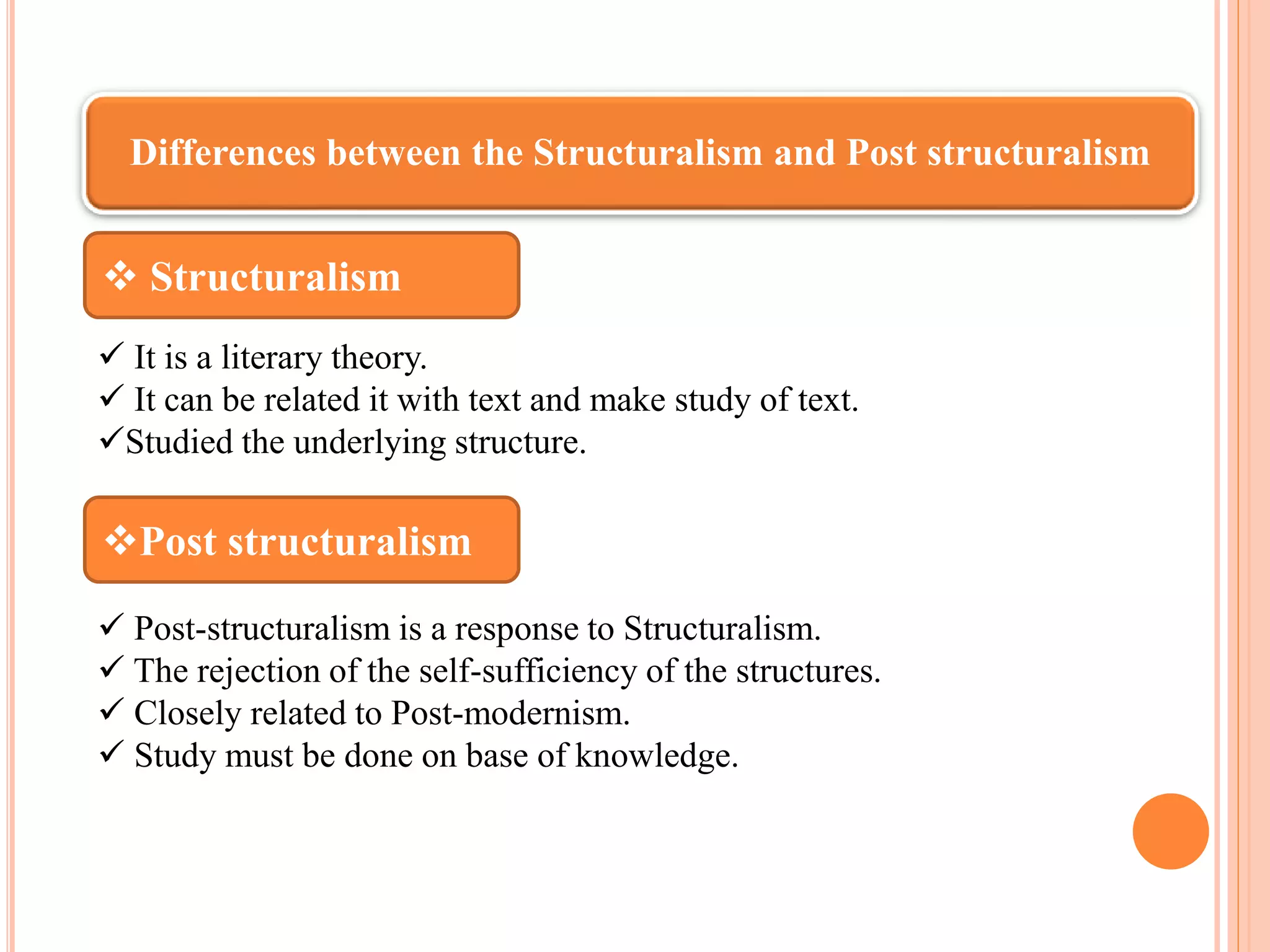 Poststructuralism and deconstruction PPT