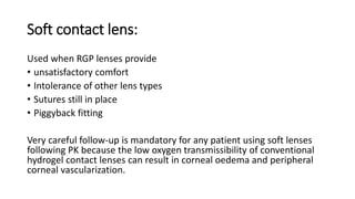 Piggyback Rgp Post surgical contact lens.pptx