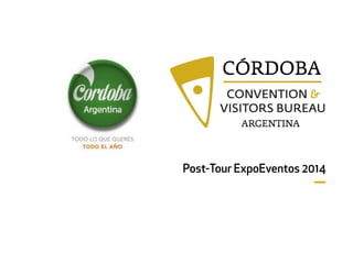 Post Tour Expoeventos 2014