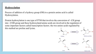 Post translation modification by Suyash Garg | PPTX
