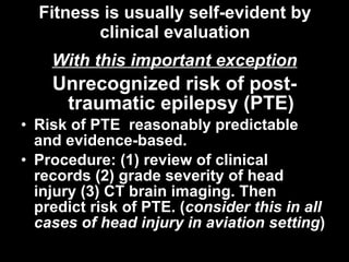 Pte Risk Assessment Lecture on post traumatic epilepsy | PPT