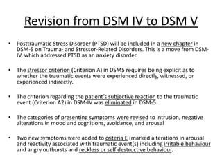 Post traumatic stress disorder | PPTX