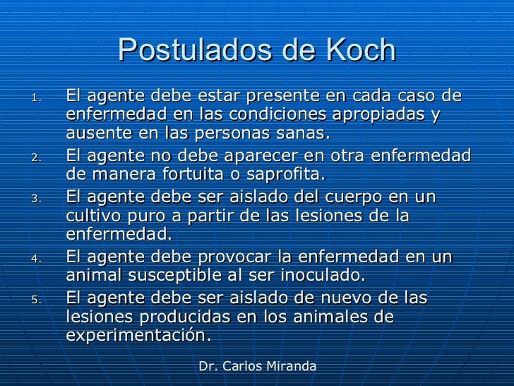 Postulados De Koch