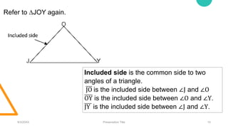 POSTULATES ON TRIANGLE CONGRUENCE.pptx