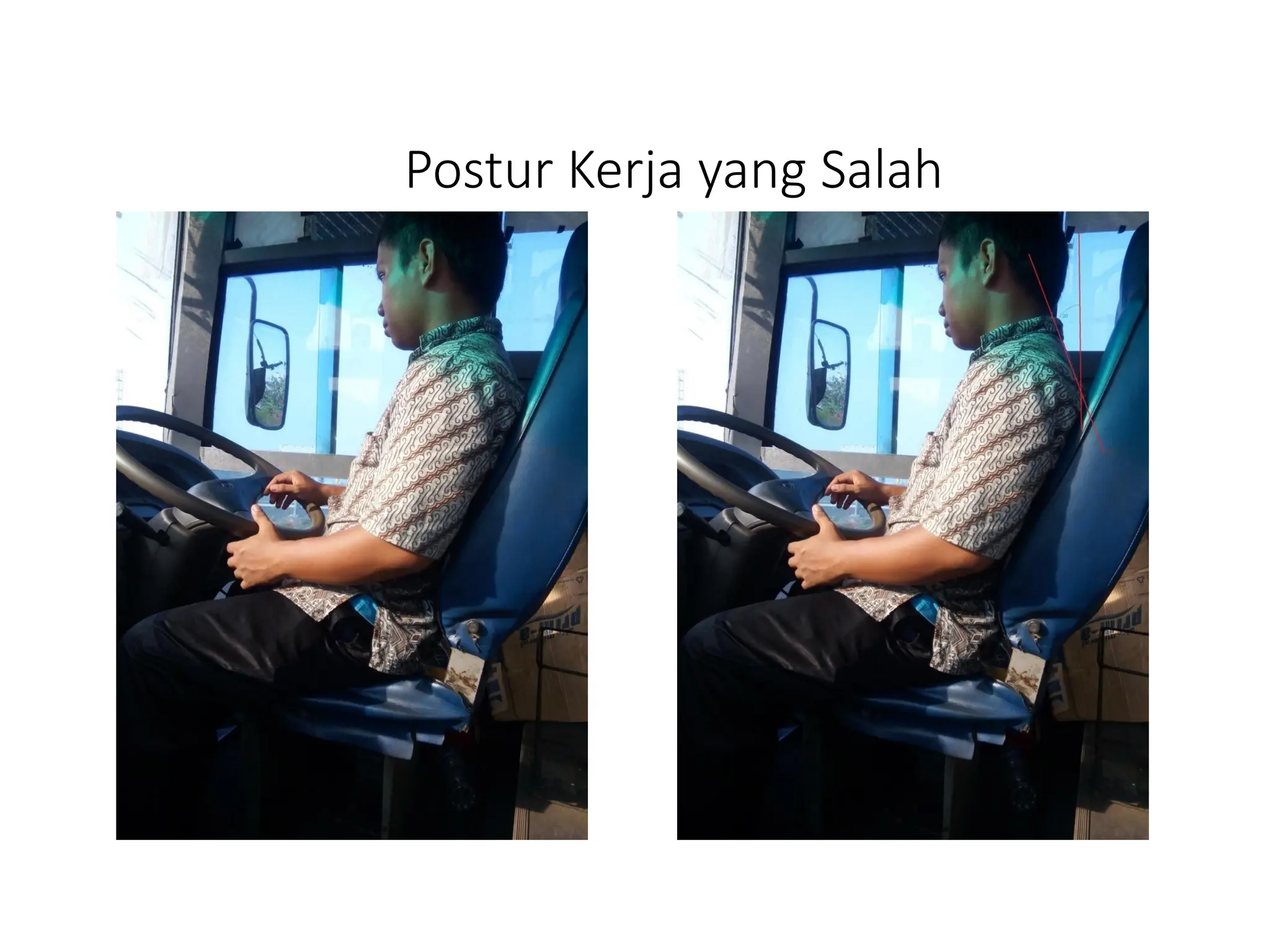 Postur kerja pada pekerja yang bekerja di tempat kerja | PPTX