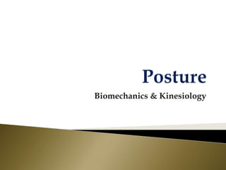 Biomechanics & Kinesiology
 
