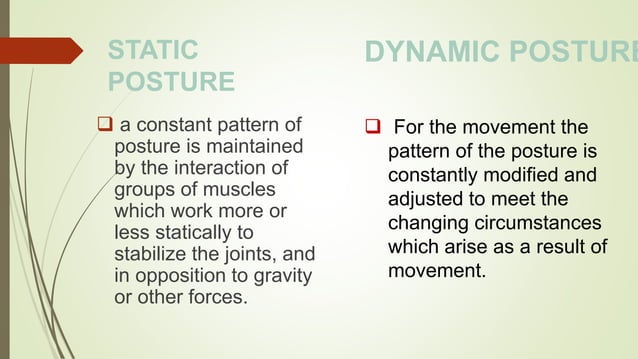 Posture- Physical Therapy [VNSGU] | PPTX