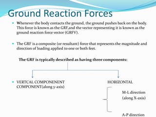 Gref Force Posture Analysis In Biomechanics | PPTX