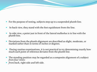 Posture Analysis In Biomechanics | PPTX