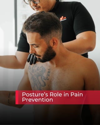 Posture’s Role in Pain
Prevention
 