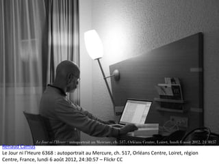 Renaud Camus
Le Jour ni l’Heure 6368 : autoportrait au Mercure, ch. 517, Orléans Centre, Loiret, région
Centre, France, lundi 6 août 2012, 24:30:57 – Flickr CC
 