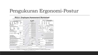 Pengukuran Rosa Health Safety & Environmental Postur Kerja dan Ergonomi.pptx