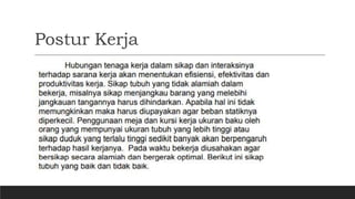 Health Safety & Environmental Postur Kerja dan Ergonomi.pptx
