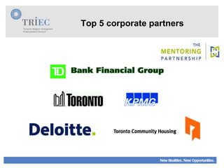 Top 5 corporate partners 