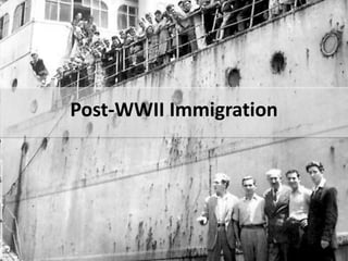 Post-WWII Immigration
 